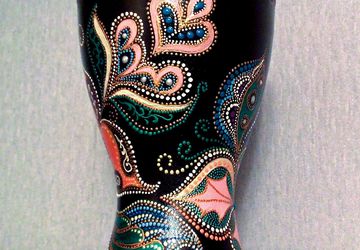 An ornamental vase "Southern Fantasy"