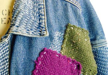 Shibaguyz: Visible Mending on Crochet & Hand Knit Fabric