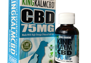 CBD for Dogs | 75 mg King Kalm™ CBD | 30-Day Money-Back Guarantee
