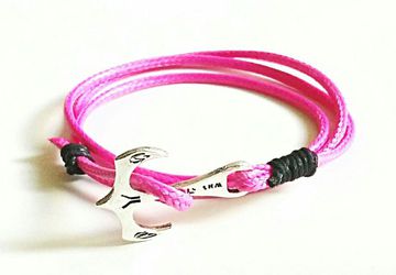 Anchor wrap bracelet