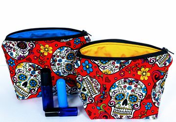 Sugar Skull Essential Oil Bag