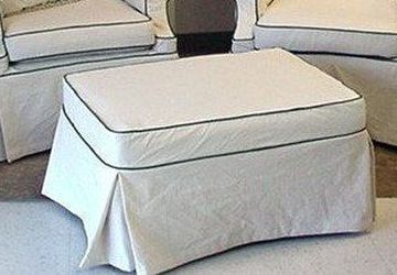 custom made ottoman cover