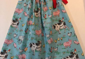 Toddler Sundress Farm Themed