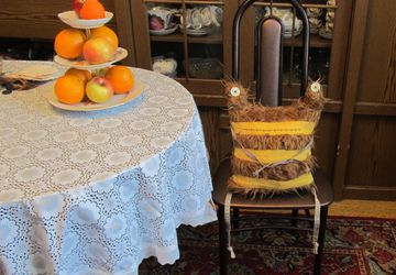 A decorative pillow "A monster"