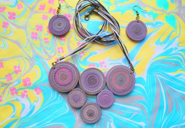 "Ragged" set (polymer clay)