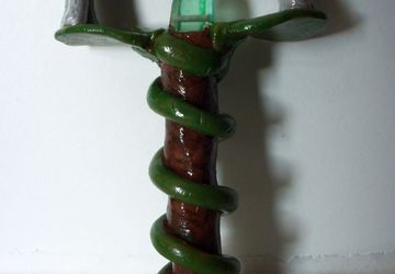 Miniature Fantasy Druid Staff w/ Necklace Option