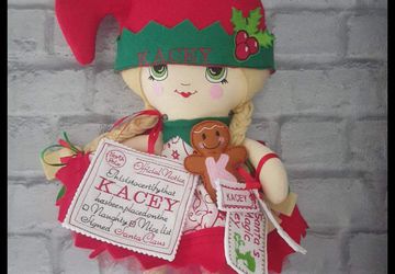Christmas  personalised  elf.