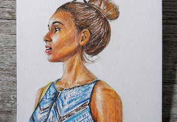 Custom Hand Draw Portrait. Drawing. Colored Pencil Drawing. Wall Art. Home Decor. Gift. Drawing from photo