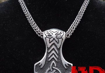 Thor's Hammer - Viking Necklace - Celtic Necklace - Odin Necklace - Viking Jewelry - Viking Gifts -  Thor's Hammer Necklace - Viking Pendant