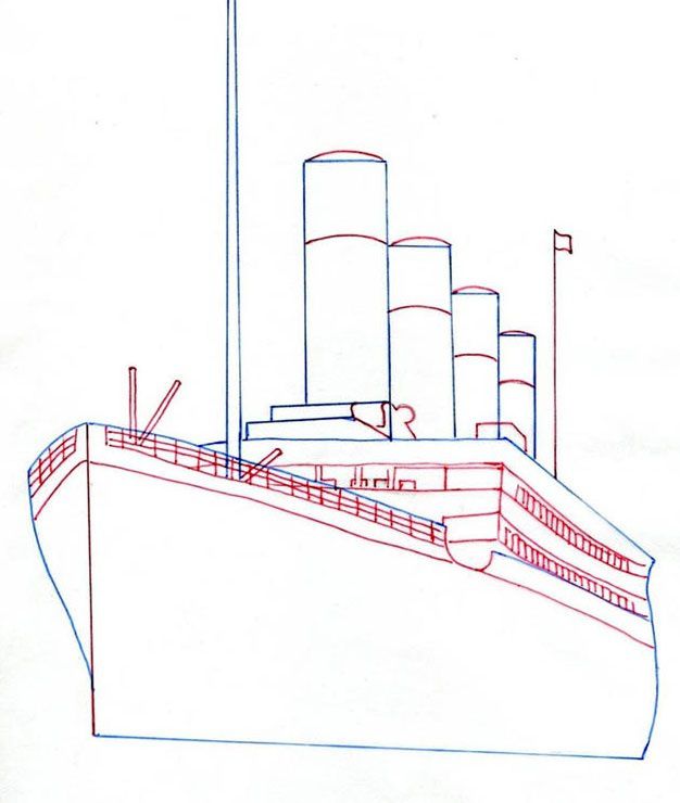How To Draw The Titanic