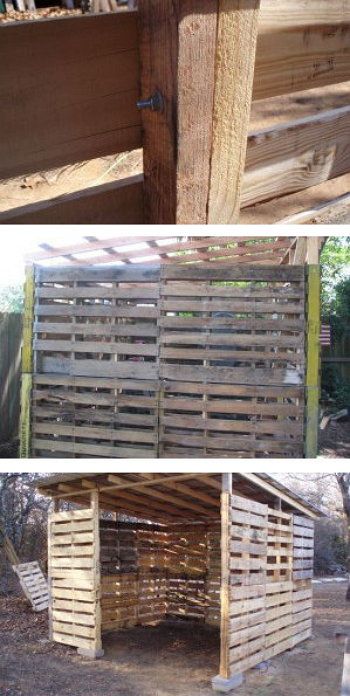 how to make wood pallet shed